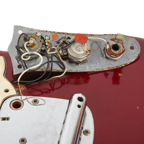 Vintage Fender Mustang Refinished Candy Apple Red 1972