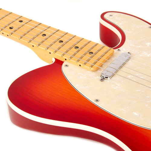 Used Fender American Deluxe Telecaster Cherry Sunburst 2014