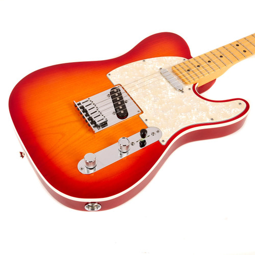 Used Fender American Deluxe Telecaster Cherry Sunburst 2014