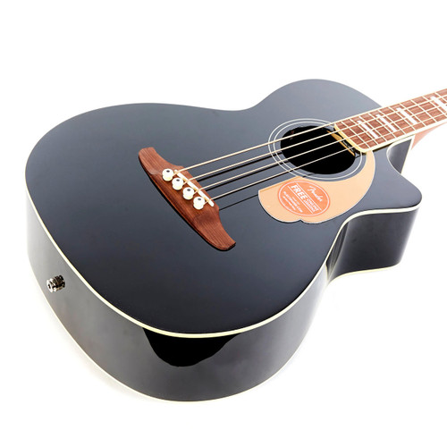 Used Fender Kingman Acoustic Electric Bass V2 - Black