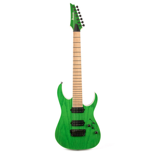 Used Ibanez RGR5227MFX Prestige 7-String - Trans Fluorescent Green