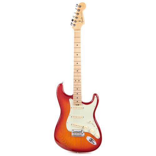 Used Fender American Elite Stratocaster Aged Cherry Sunburst 2019
