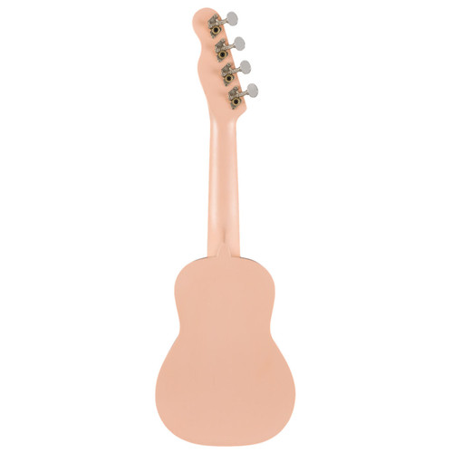 Fender Venice Soprano Ukulele Walnut - Shell Pink