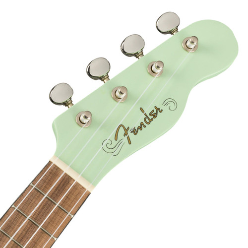 Fender Venice Soprano Ukulele Walnut - Surf Green
