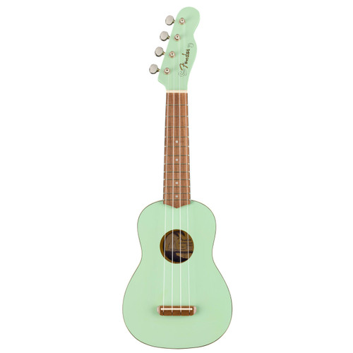 Fender Venice Soprano Ukulele Walnut - Surf Green