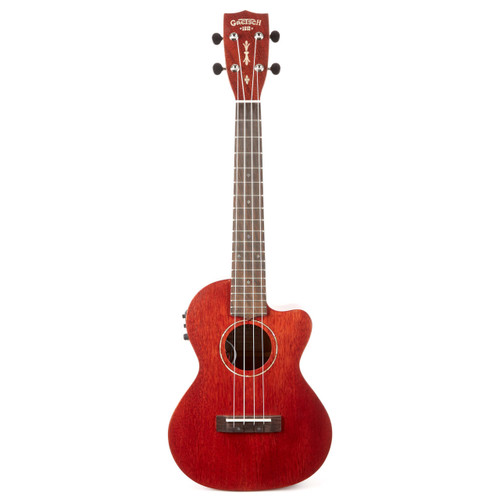 Gretsch G9121 A.C.E. Tenor Acoustic Electric Ukulele with Gig Bag - Vintage Mahogany Stain