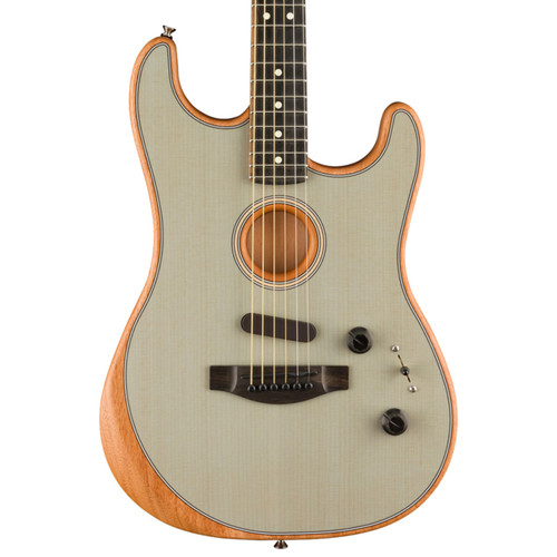 Fender American Acoustasonic Stratocaster - Transparent Sonic Blue
