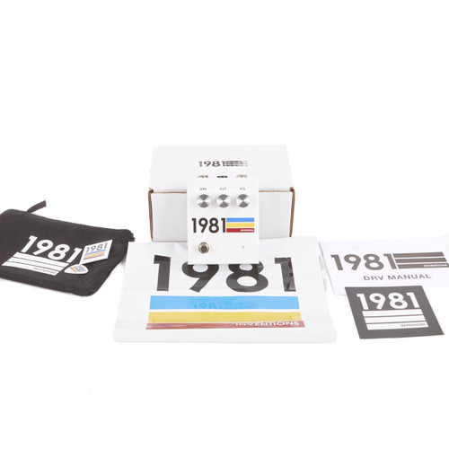 1981 Inventions DRV No3 Overdrive Pedal - White