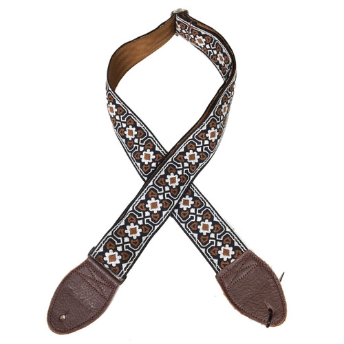 Souldier "Fillmore" 2" White & Brown Pattern Guitar Strap