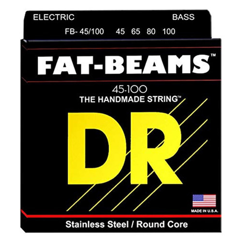 DR FB-45100 Fat Beams Stainless Steel Bass Strings Medium Lite 45-100