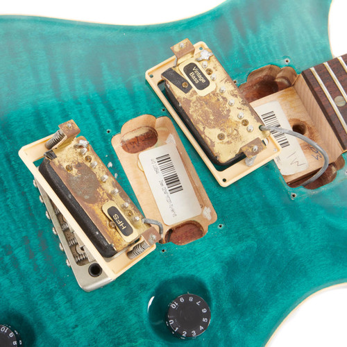 Used Paul Reed Smith PRS CE24 Teal Flame Top 2002