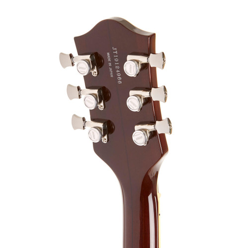 Gretsch G6659T Players Edition Broadkaster Jr. Center Block with Bigsby - Two-Tone Lotus Ivory Walnut Stain