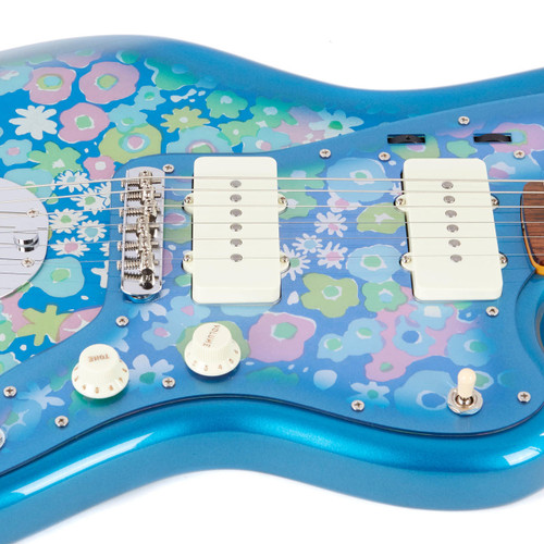 Used Fender Jazzmaster MIJ Blue Floral 2017