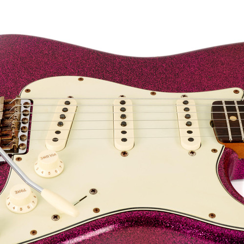 Fender Custom Shop 1961 Stratocaster Relic - Aged Magenta Sparkle