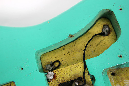 Vintage 1964 Fender Jazzmaster Electric Guitar Sea Foam Green