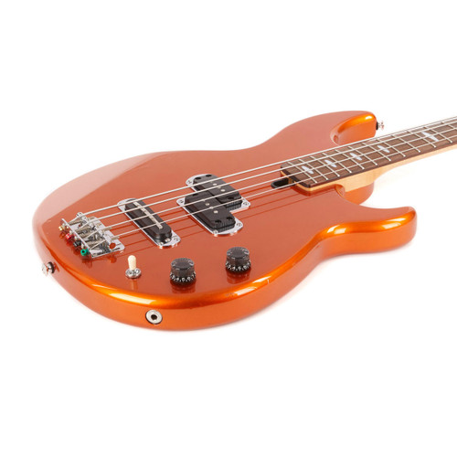Used Yamaha BB414 Bass Metallic Orange Finish | Cream City Music