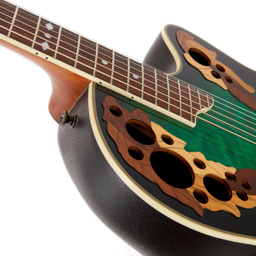 値下げ ovarian celebrity cs247 Used Ovation Celebrity CS247 Quilt Top Green Burst | Cream City Music