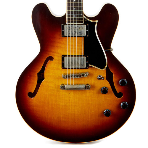 Heritage H-535 Artisan Aged Collection Semi Hollow Body - Original Sunburst