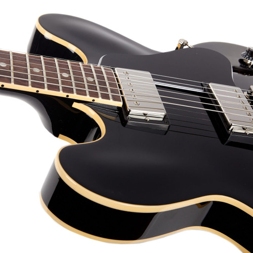 Gibson ES-335 Semi-Hollow Electric Guitar - Vintage Ebony