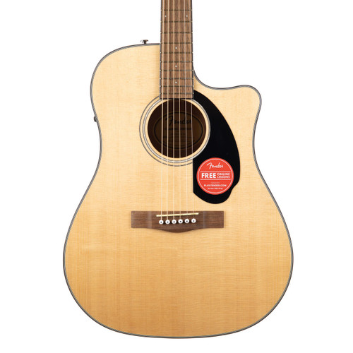 Fender CD-60SCE Dreadnought Walnut - Natural