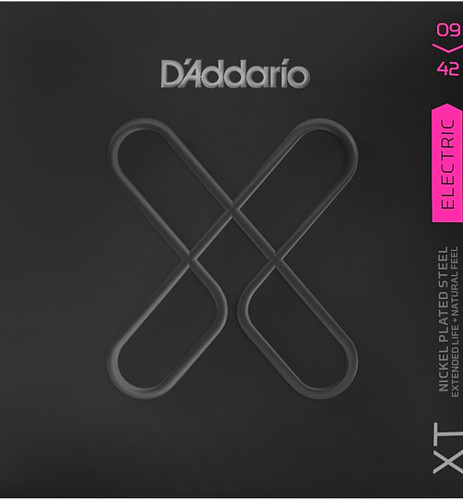 D'Addario XTE0942 XT Nickel Plated Steel Electric Guitar Strings 9-42