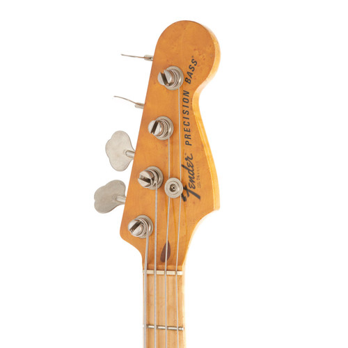 Used Vintage Fender Precision Bass Black 1976