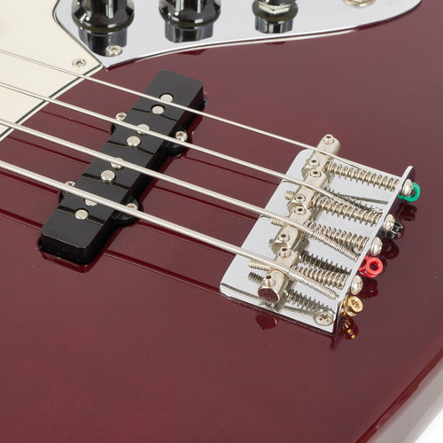 Used Fender Standard Jazz Bass MIM Wine Red 2002