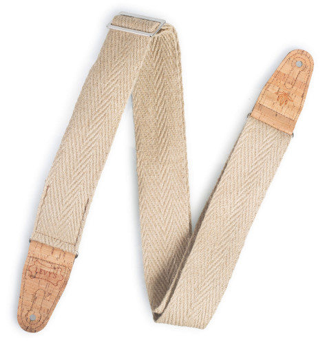 Levy's MH8P-NAT Vegan Hemp Guitar Strap - Natural