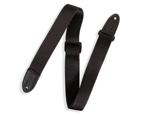 Levy's 1 1/2" Wide Kids Guitar Strap - Black