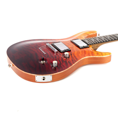 Used Kiesel Custom Shop CT624M Quilt Top 5 Color Fade 2016