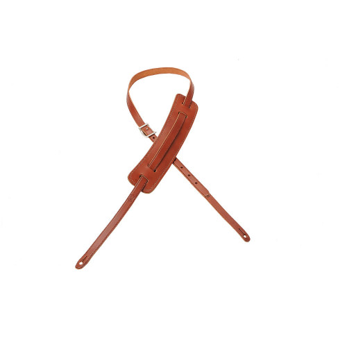 Levy's M25-WAL Veg-Tan Leather Guitar Strap - Walnut