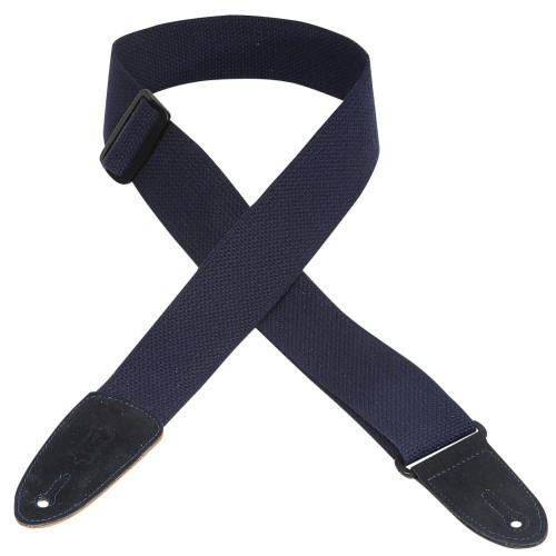 Levy's MC8-NAV Cotton Guitar Strap - Navy