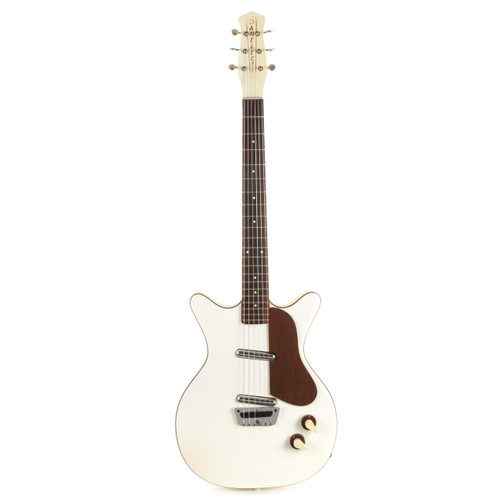 Rare Vintage Danelectro Deluxe Double White 1960's