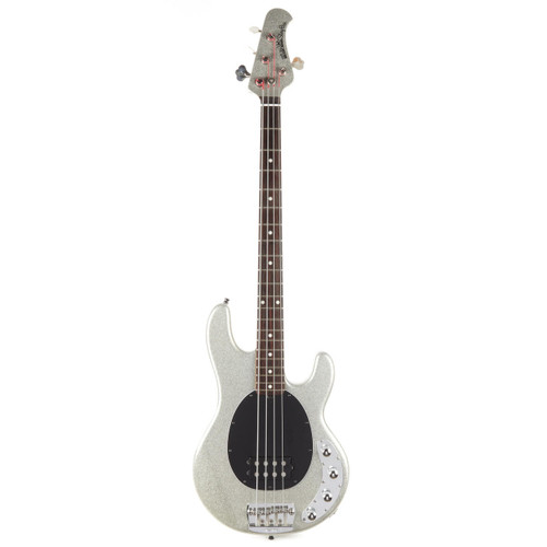 Used Ernie Ball Music Man StingRay Bass Silver Sparkle 2001