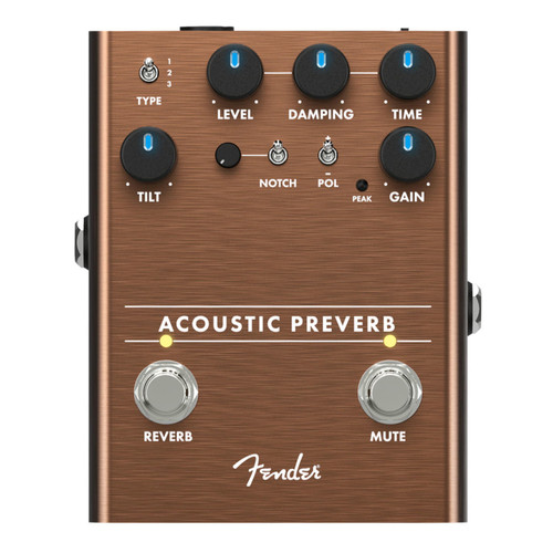 Fender Acoustic Preverb Preamp & Reverb Pedal