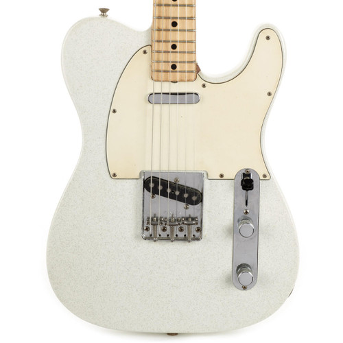 Vintage Fender Telecaster White Sparkle Refinish 1971