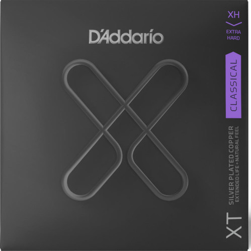 D'Addario XTC44 Silver Plated Classical Guitar Strings Extra Hard Tension