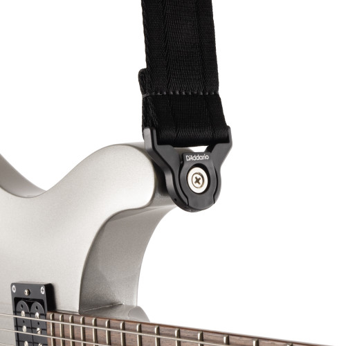 D'Addario Auto Lock Guitar Strap - Black