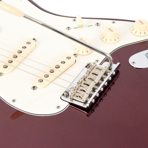 Used Fender American Standard Stratocaster Metallic Wine Red 2015