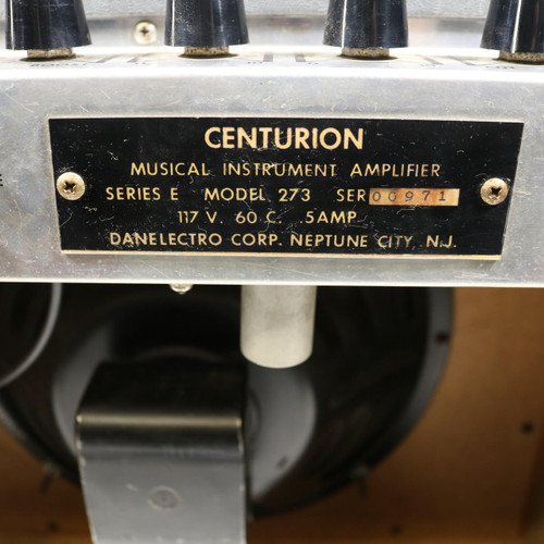 Vintage Danelectro Centurion Model 273 15W 1x12 Tube Combo Amp - 1960