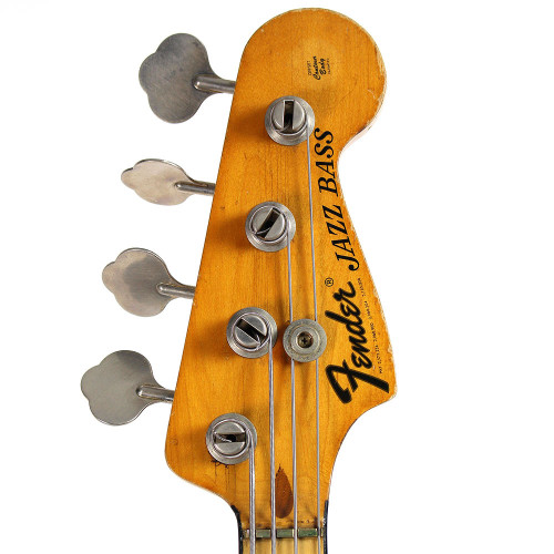 Vintage 1973 Fender Jazz Bass Sunburst Finish