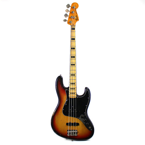 Vintage 1973 Fender Jazz Bass Sunburst Finish | Cream City Music