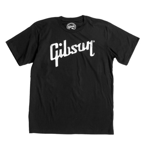 Gibson Logo T Shirt Black Medium