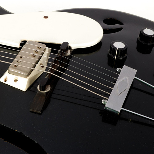 Vintage Silvertone 1446 Chris Isaak Black - 1960s