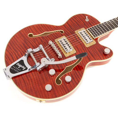 Used Gretsch G6659TFM Players Edition Broadkaster Jr. in Bourbon Stain