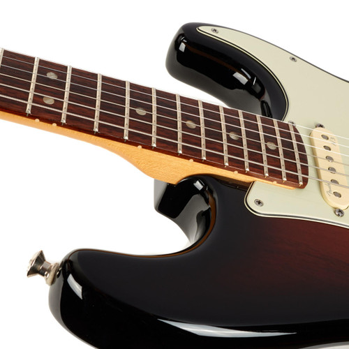 Used Fender Limited American Deluxe Mahogany Stratocaster HSS Sunburst 2015