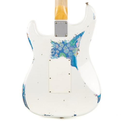 Used Fender Custom Shop Limited White Lightning Olympic White Flower 2018