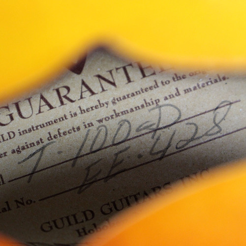 Vintage 1965 Guild T-100 Slim Jim Sunburst Finish