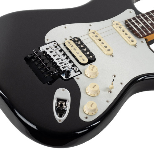 Fender American Ultra Luxe Stratocaster Floyd Rose HSS Rosewood Mystic Black