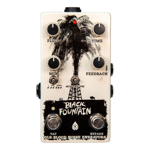 Old Blood Noise Endeavors Black Fountain V3 Tap Tempo Delay Pedal